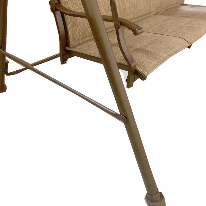 Garden Winds Custom Fit Replacement Canopy Top Cover Compatible with The Riverbrook FM18107-SD-SWG, S9K-0002A, FM18107-SWG-CA Swing  - Standard 350