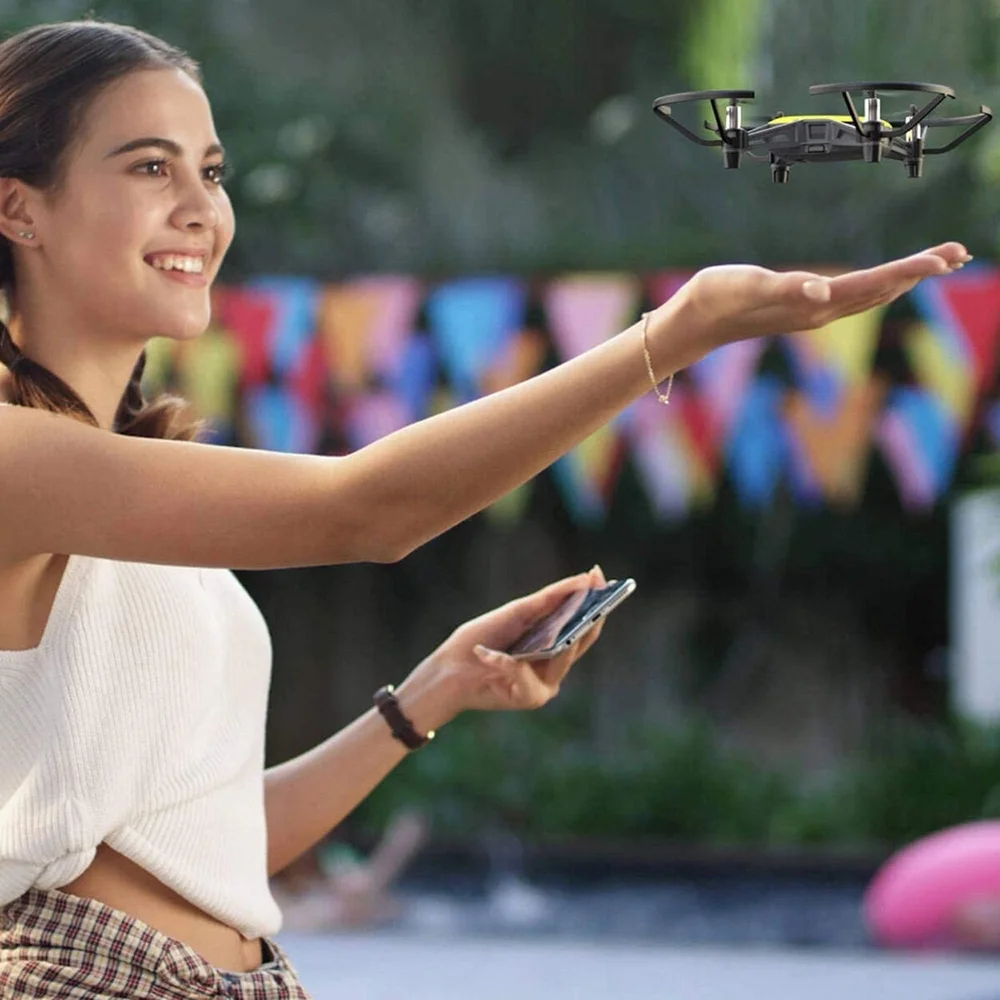 Open Box DJI Ryze Tech Tello Boost Combo - Mini Drone with 5MP Camera, RC Quadcopter with 720p HD Video, 13min Flight Time, White