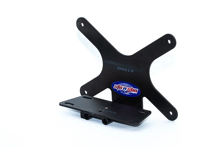STO N SHO Front License Plate Bracket Compatible with 2012-2016 Mitsubishi Lancer Evolution and Evolution GSR (SNS12)