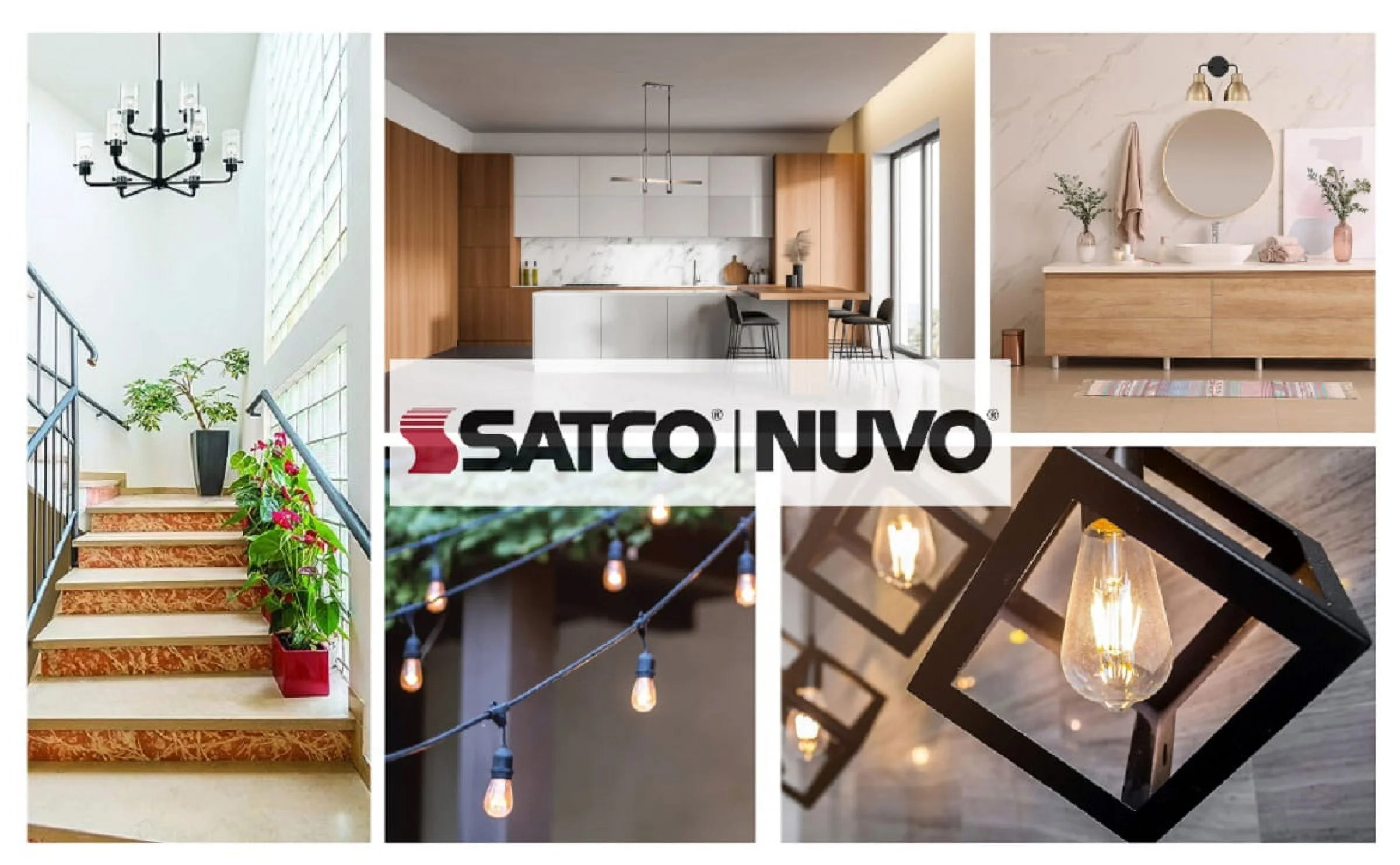 SATCO S11253 9.5W 120V A19 LED Light Bulb Starfish IOT RGB & Tunable White (2 Bulbs)