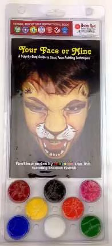 Ruby Red Paints PALYOUR Book Clam Pack - Your Face or Mine