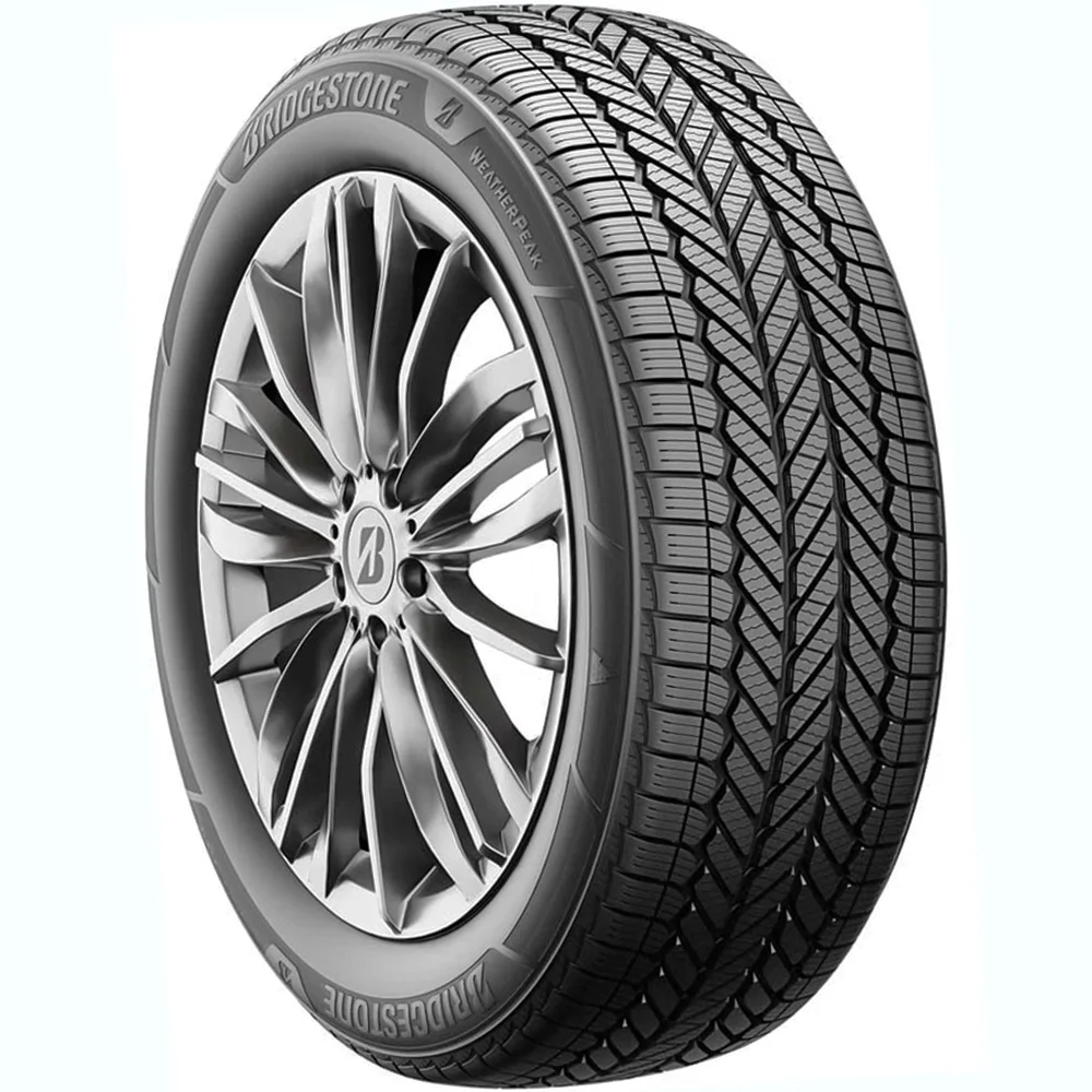 Set of 4 (FOUR) Bridgestone WeatherPeak 225/60R18 100H All Weather Tires Fits: 2018-23 Chevrolet Equinox LT, 2017-18 Subaru Outback 3.6R Touring