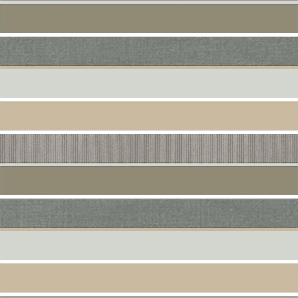 Garden Winds Replacement Canopy Top Cover for the Arched Pergola -Standard 350 - Stripe Stone