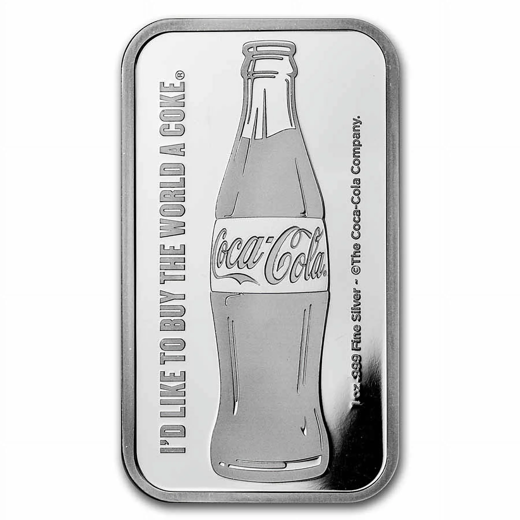 Coca-Cola® 1 oz Silver Struck Bar (Lot of 10) - Walmart