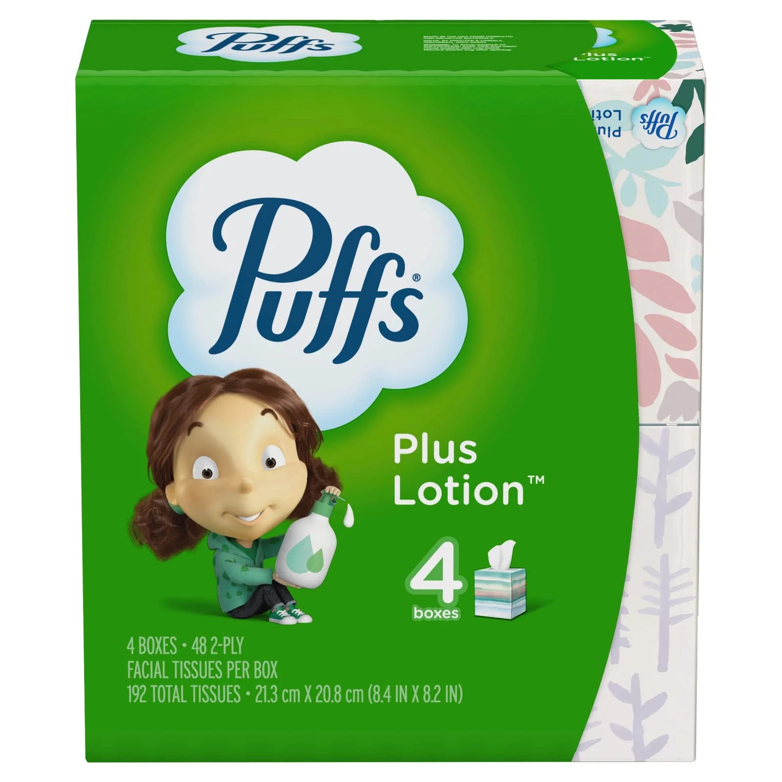 Puffs Plus Lotion Facial Tissues (Pack of 8)
