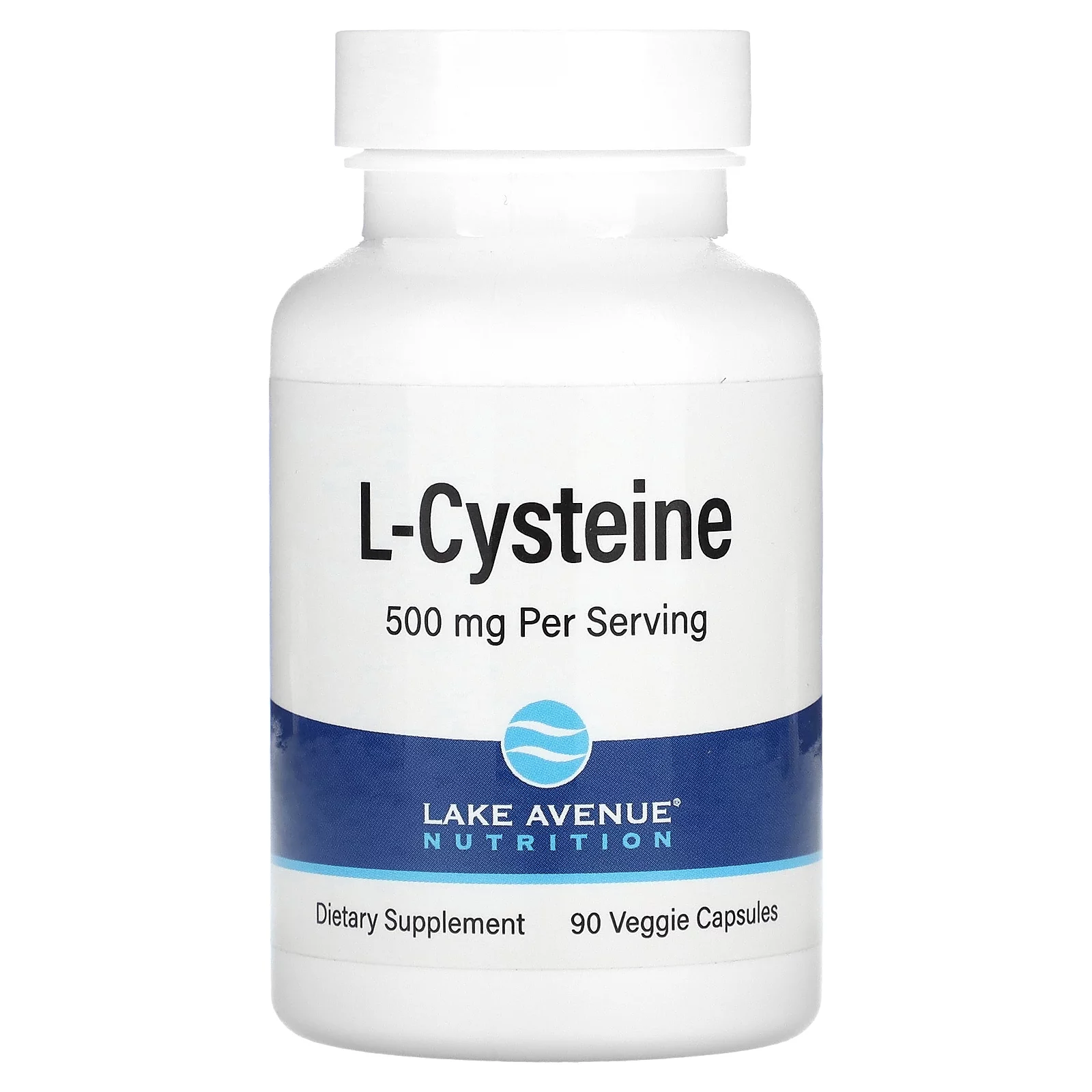 Lake Avenue Nutrition L-Cysteine, 500 mg, 90 Veggie Capsules