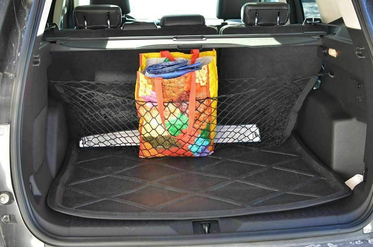 EACCESSORIES EA Trunk Organizer Cargo Net for Ford Escape 2013-2019 – Envelope Style Cargo Net – Premium Mesh Elastic Car Trunk Organizer Vehicle Carrier Storage – Compatible Ford Escape 2013-2019