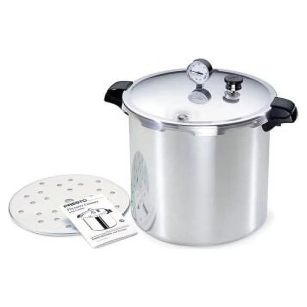 23 Quart Pressure Canner Presto Cooker with Canning Rack 01781 New