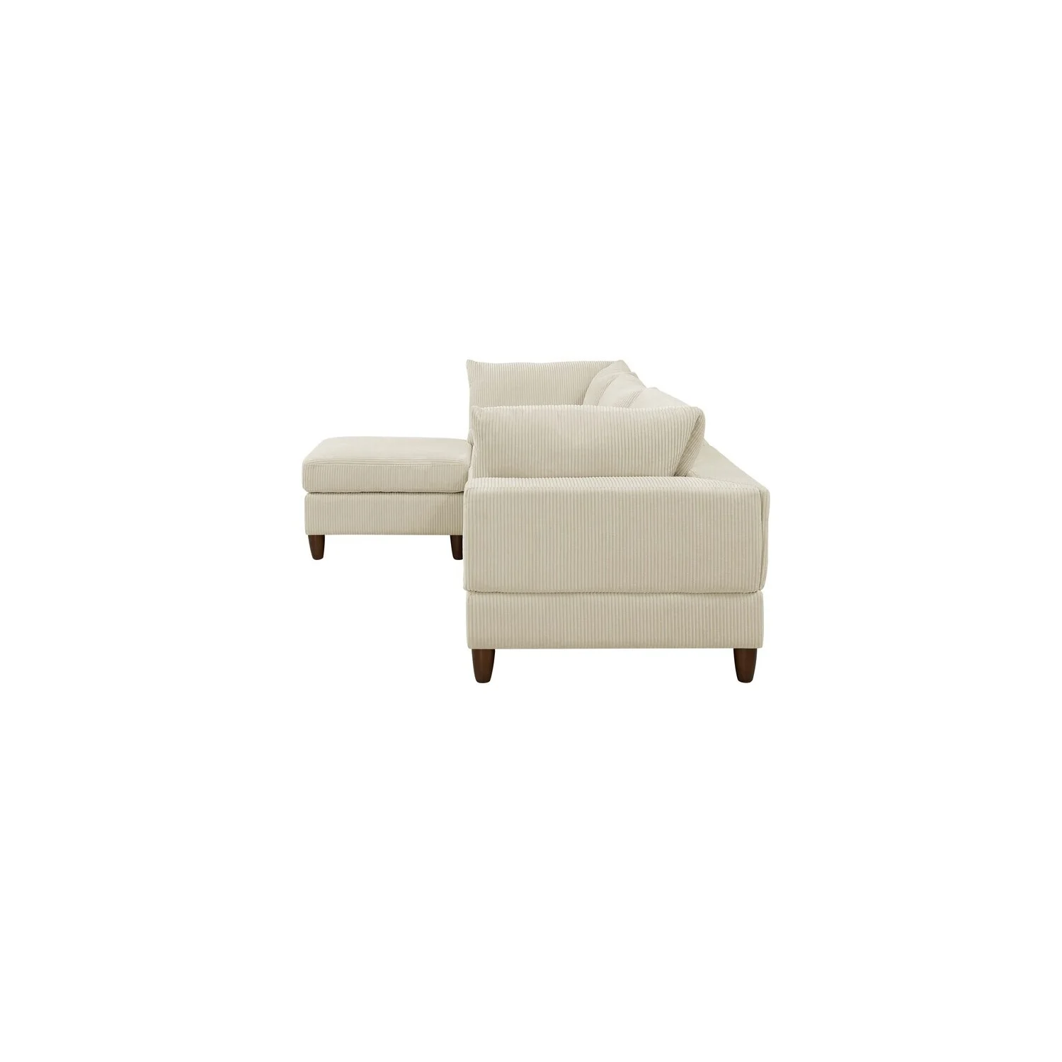 HomeStock 4 - Piece Upholstered Sectional Sofa