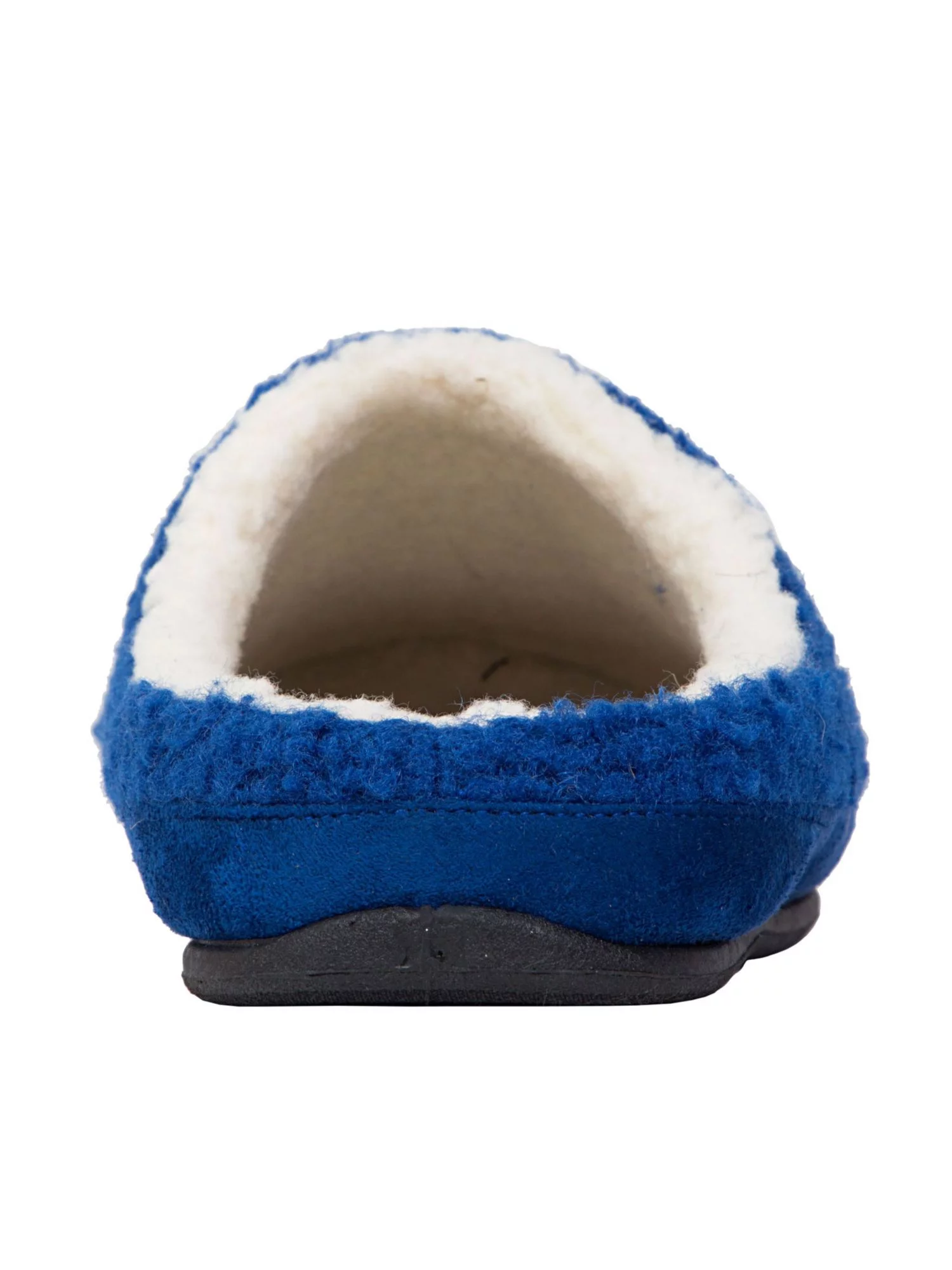 DEER STAGS SLIPPEROOZ Mens Blue Smiley Face Cushioned Round Toe Slip On Slippers Shoes 11 M