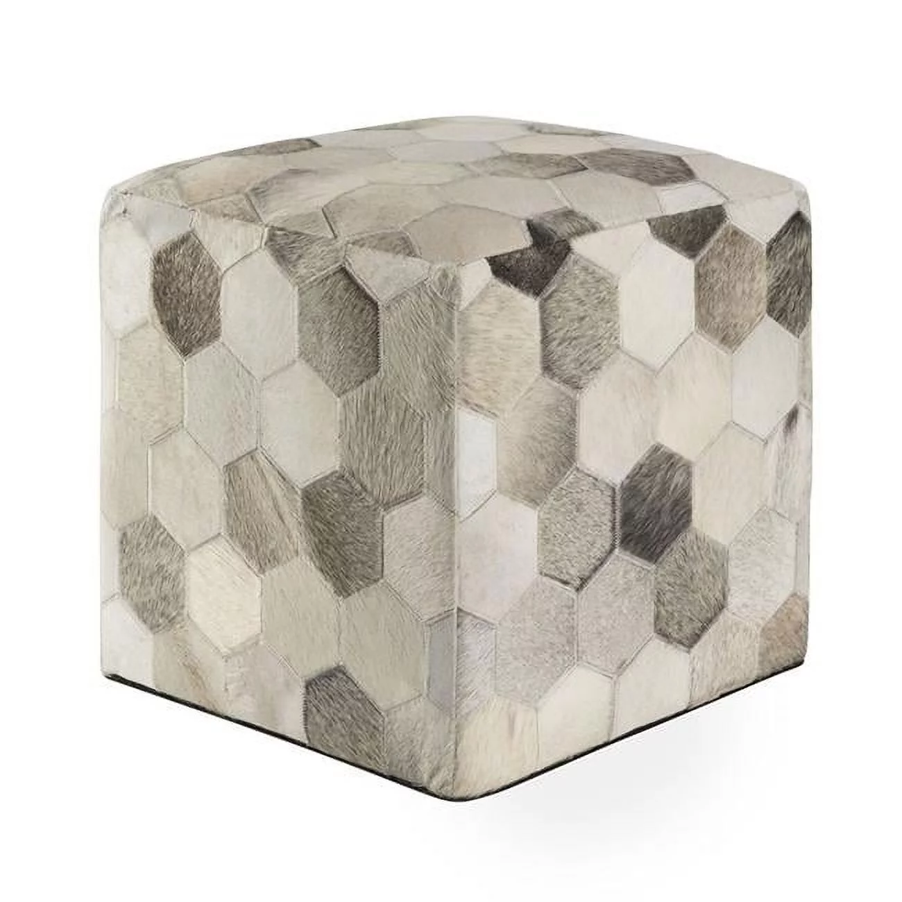 Pasargad PTPF-192 Pauf Cowhide Ottoman