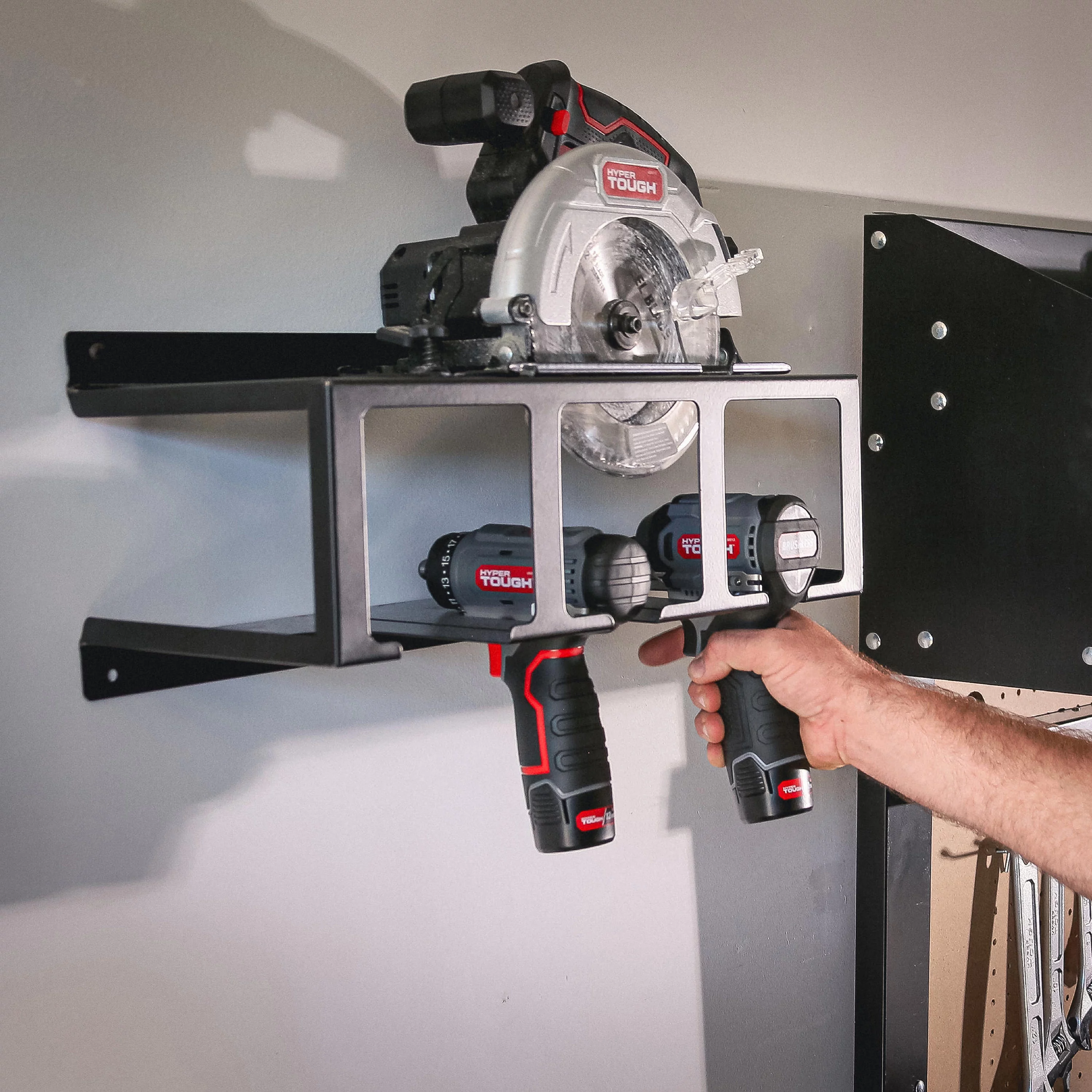 Hyper Tough 12V Max Lithium-Ion 3-in-1 Multi-Head Power Drill Set with 1.5Ah Battery and Charger, 80003