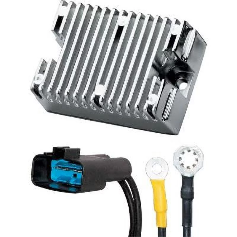 NEW CHROME VOLTAGE REGULATOR IS COMPATIBLE WITH HARLEY DAVIDSON 2000 TWIN CAM 88 SOFTAIL 74512-00