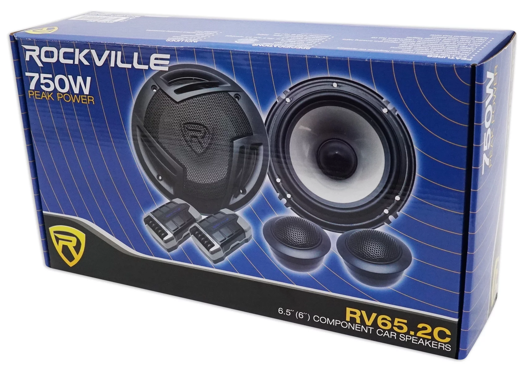 (2) Pairs Rockville RV65.2C 6.5