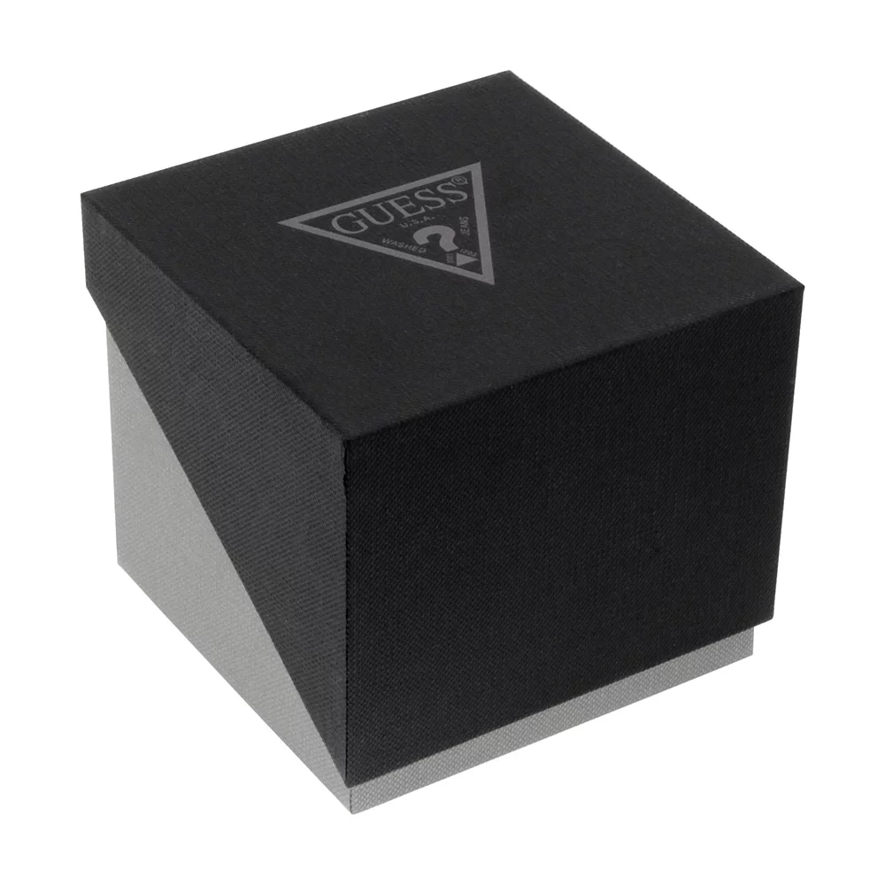 W0873G1 Men's Brown Leather Band With Black Analog Dial Watch NWT