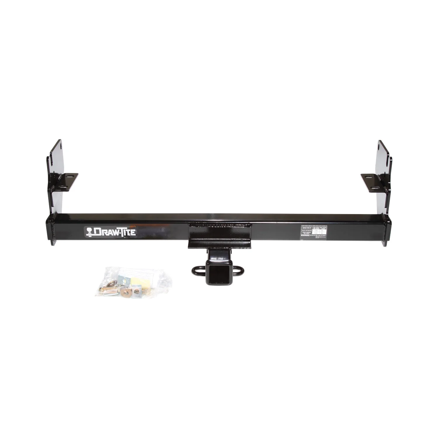 2009-2015 Toyota Tacoma Draw-Tite Class 3 Trailer Hitch, 2 Inch Square Receiver, Black w/ Custom Fit Wiring Kit