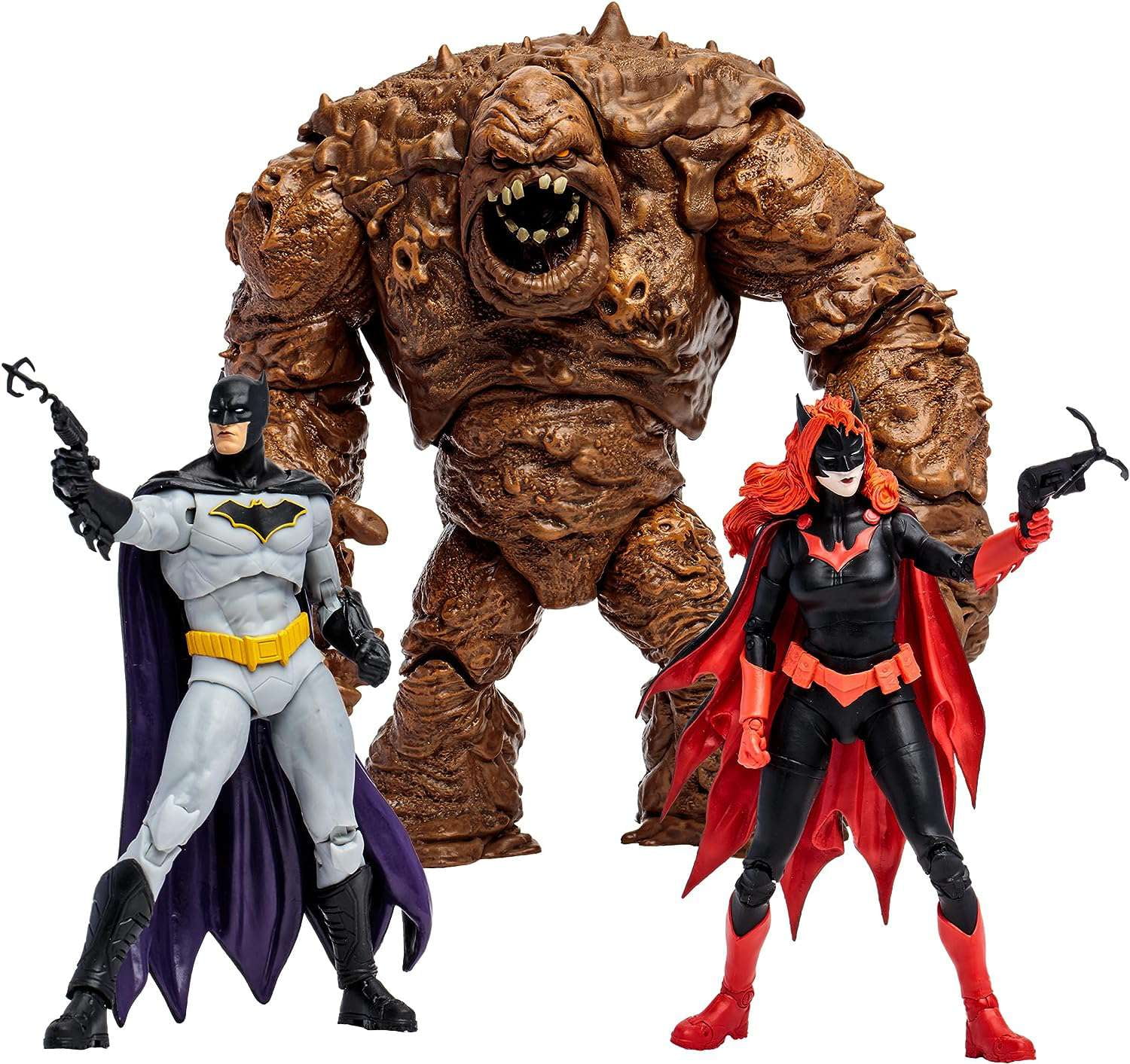 McFarlane Gold Label Collection Clayface, Batman & Batwoman Action Figure 3-Pack (DC Rebirth)