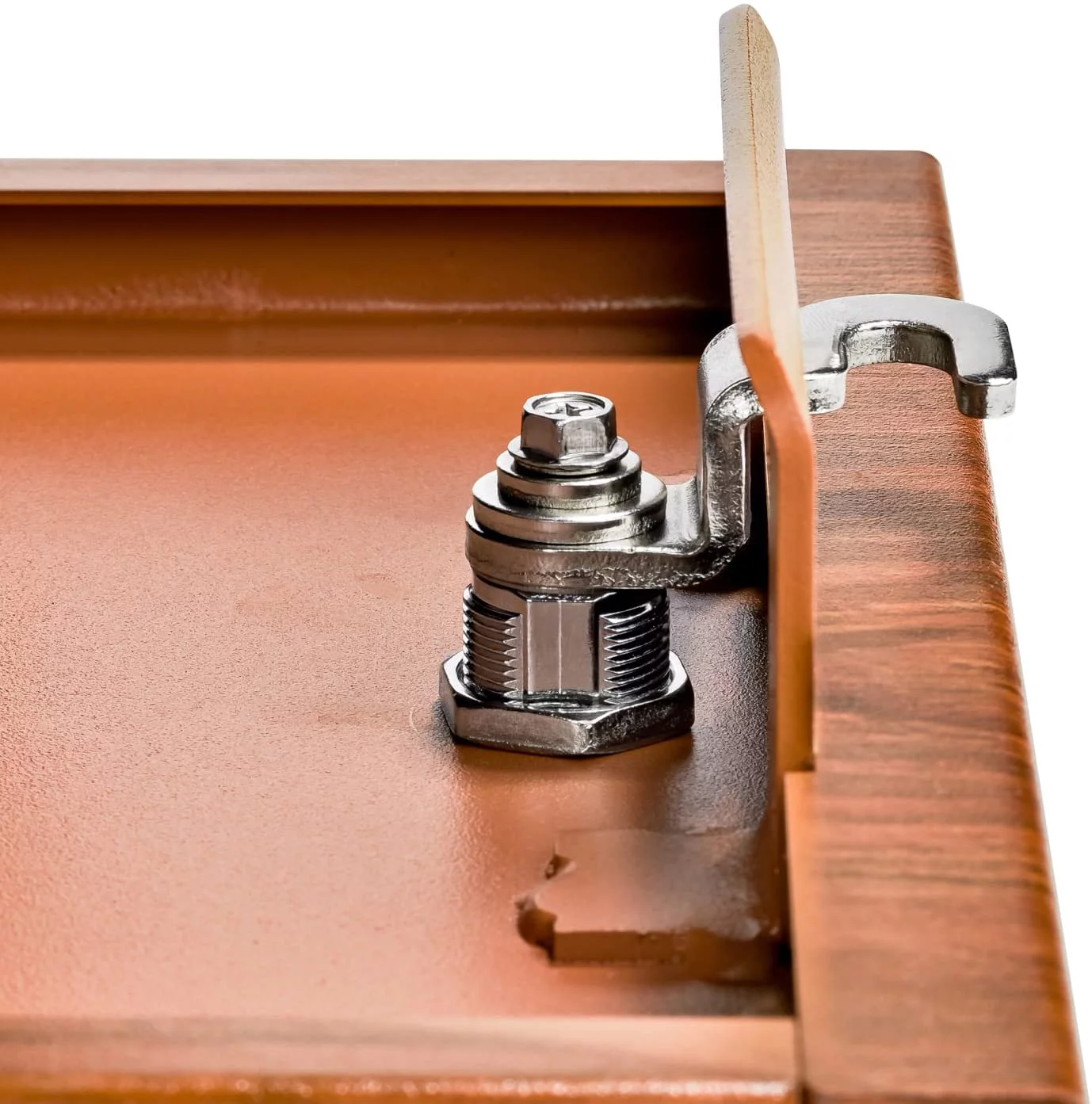 Mail Boss Mail Manager Locking Security Mailbox, Cream White / Wood Grain