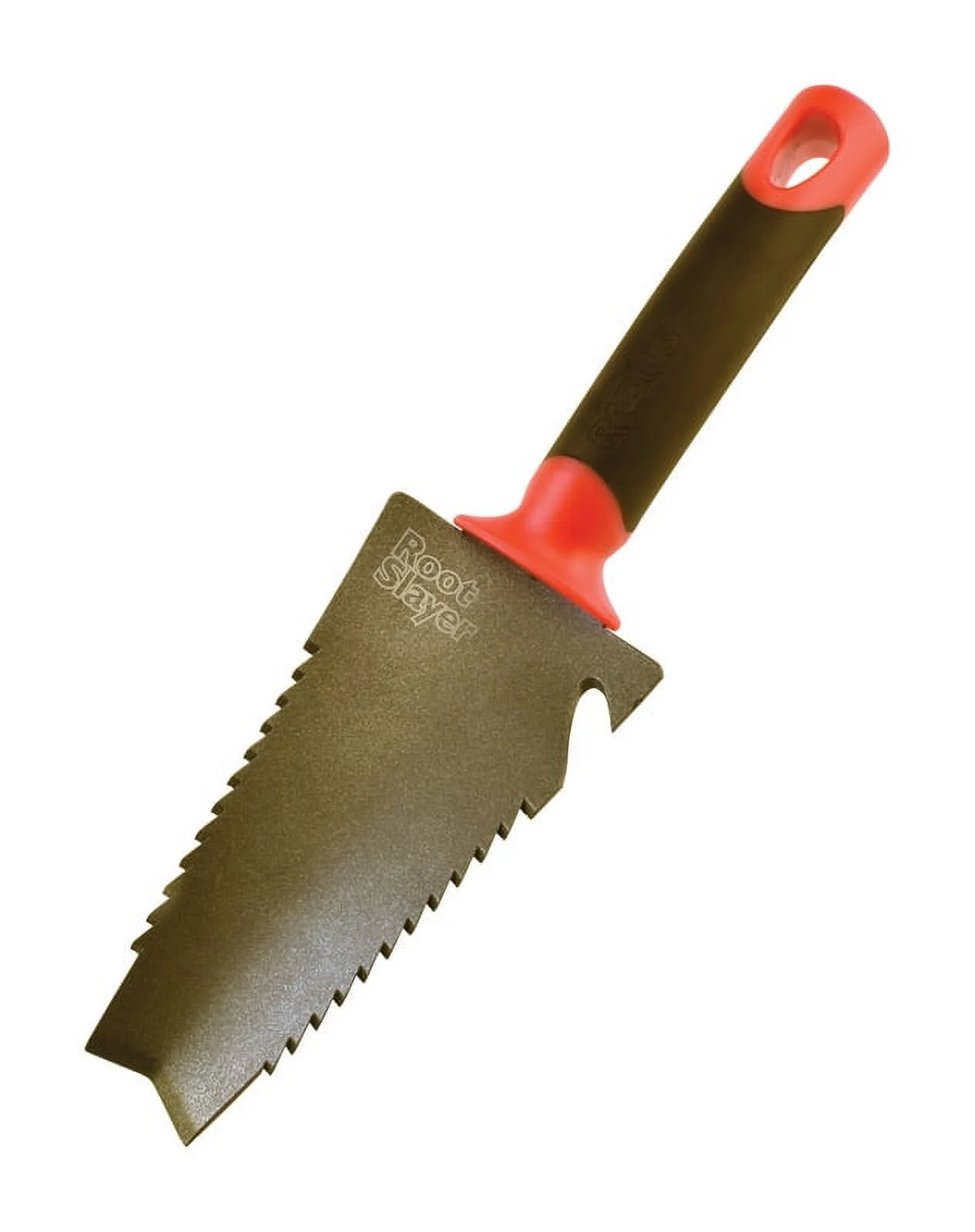 1 Pc, Radius Garden Root Slayer 12.75 In. Carbon Steel Hand Trowel Poly Handle