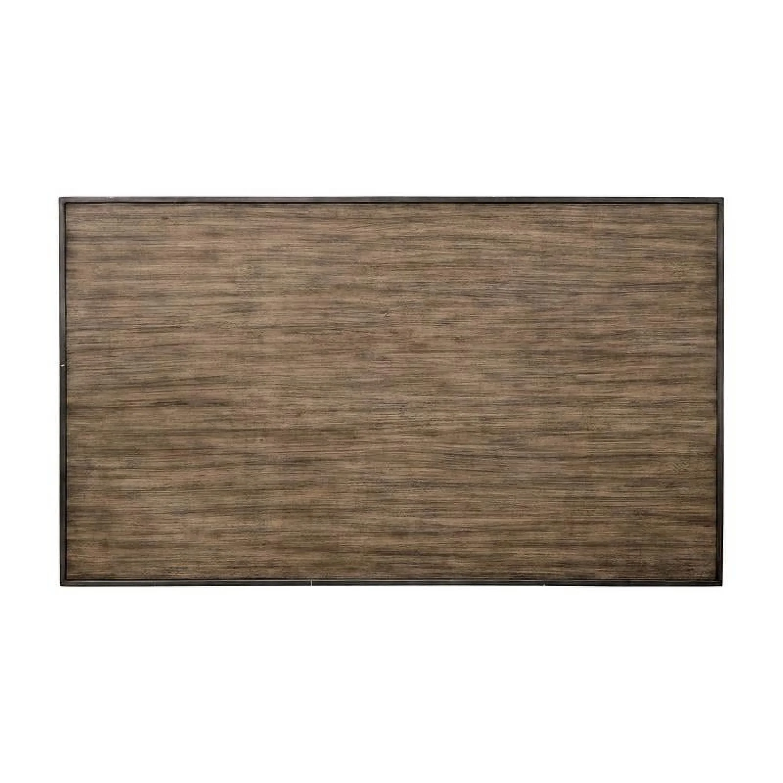 Furniture of America Janell Mid-century Metal 7-Piece Dining Table Set in Gray