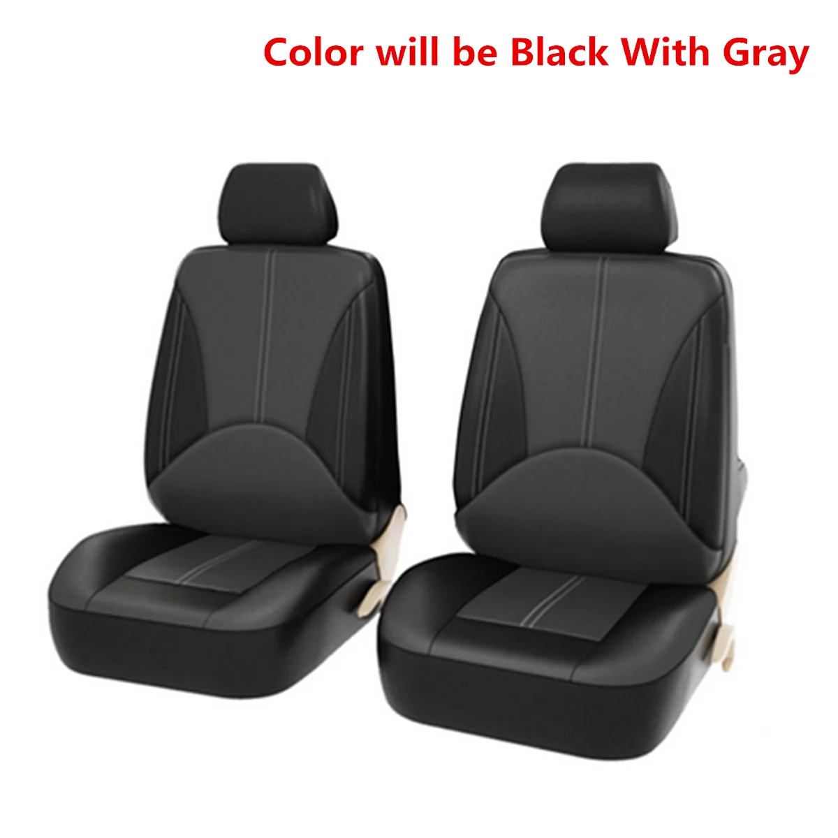 9pc Car Seat Cover PU Leather Accessories Protector Universal Full Set 5-Sits US