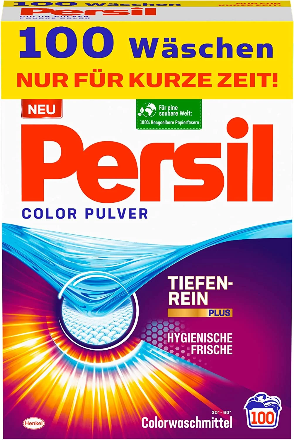 Persil Laundry Detergent Color Mega Pack (100 Loads / 6.5 Kg)