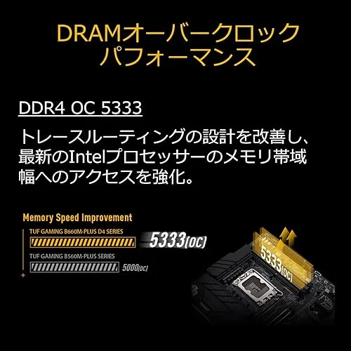 ASUS INTEL 12th Generation CPU (LGA1700) Compatible B660 Chipset ATX Motherboard / TUF GAMING B660M-PLUS WIFI D4 [Domestic]