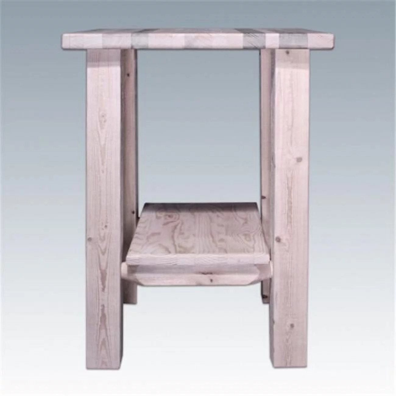 Montana Woodworks  Homestead Nightstand With Shelf - Lacquer - 20in.W x 20in.D x 26in.H