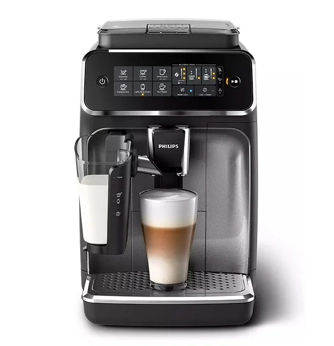 Restored Philips 3200 LatteGo Super-Automatic Espresso Machine, Silver - EP3246/74 (Refurbished)