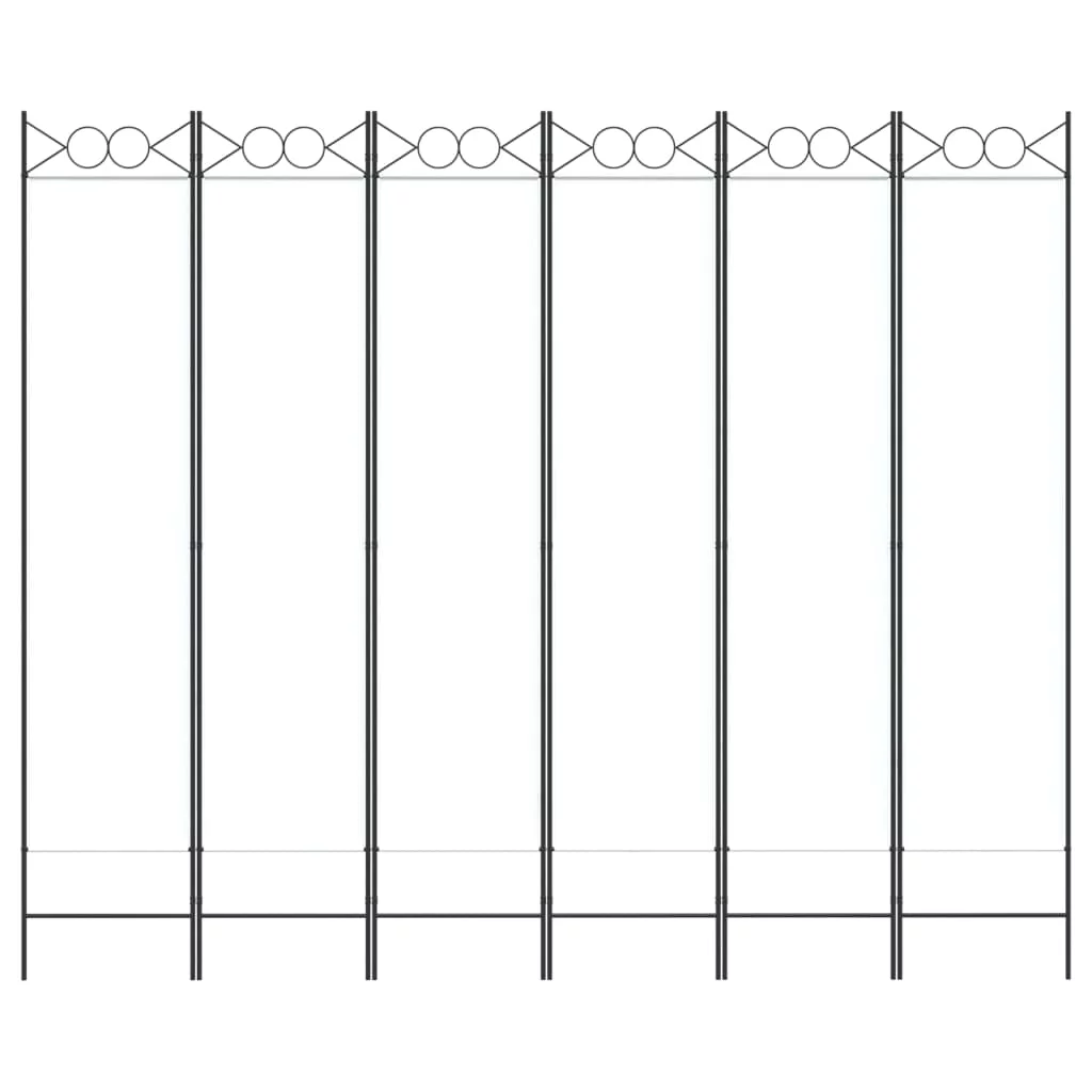 Anself 6-Panel Room Divider White 94.5