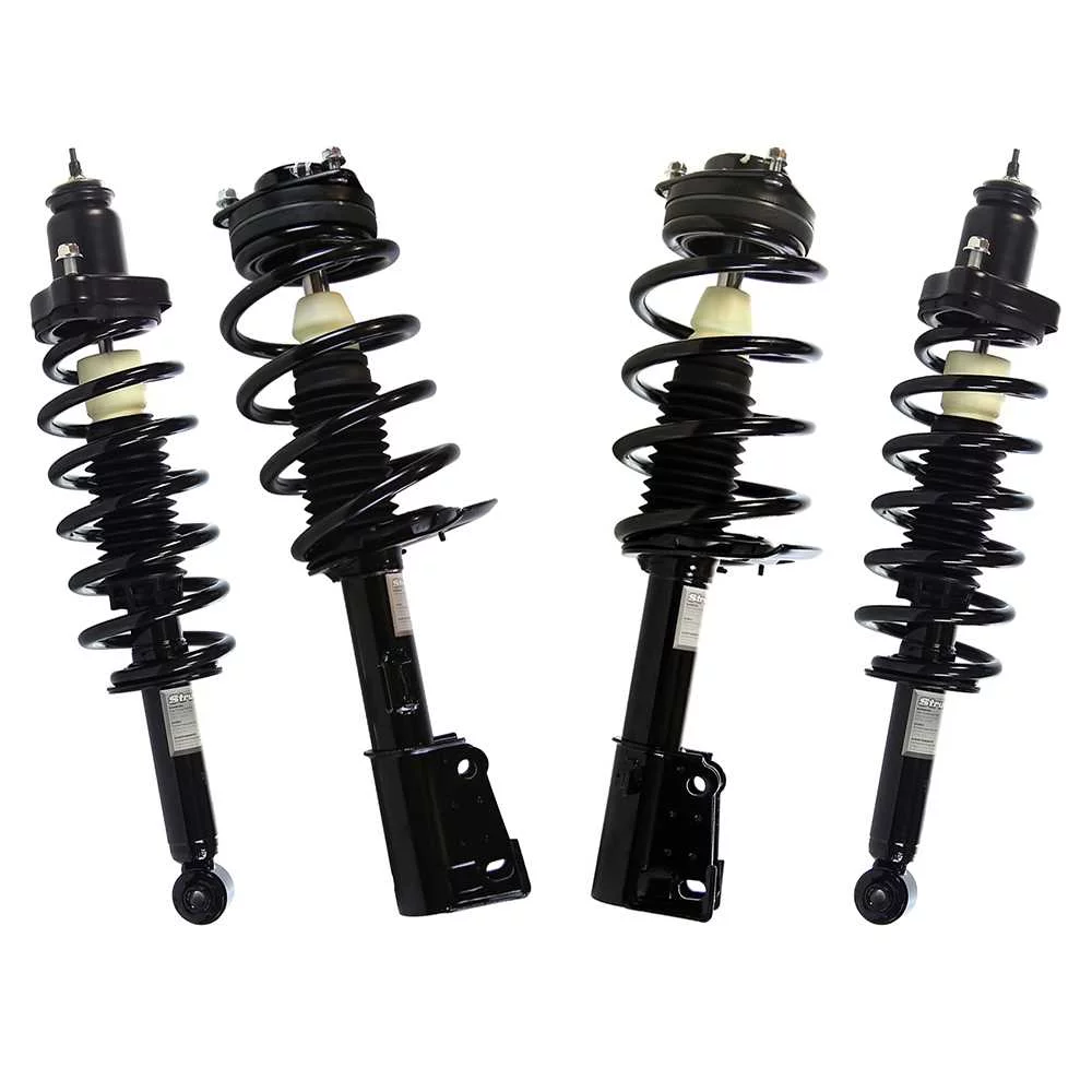 AutoShack Front & Rear Complete Struts and Coil Springs Set of 4 Replacement for 2007-2009 2010 Chrysler Sebring 2011-2014 Chrysler 200 2008-2014 Dodge Avenger 2.4L 2.7L 3.5L 3.6L V6 FWD SUSPKG1190