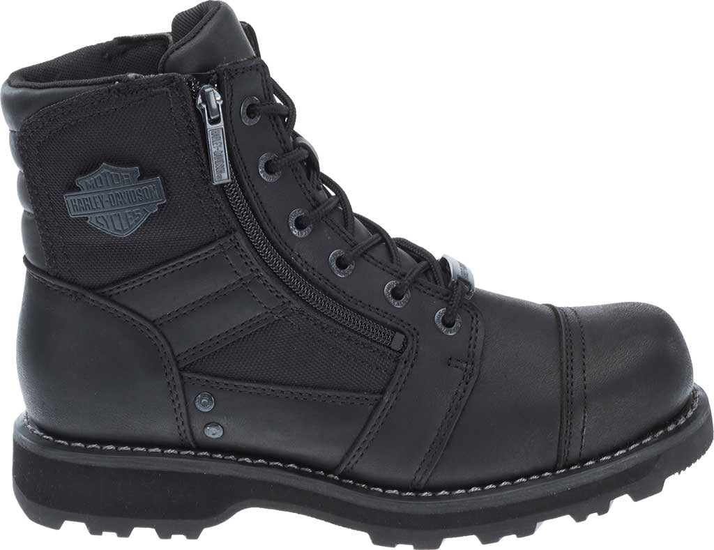 Men's Harley-Davidson Bonham Boot Black Full Grain Leather 9.5 M