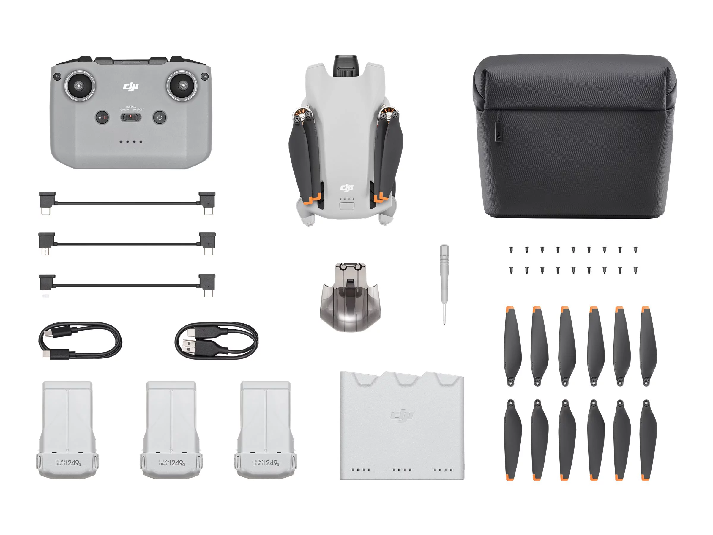 DJI Mini 3 Fly More Combo - Quadrocopter Drone - Bluetooth, Wi-Fi