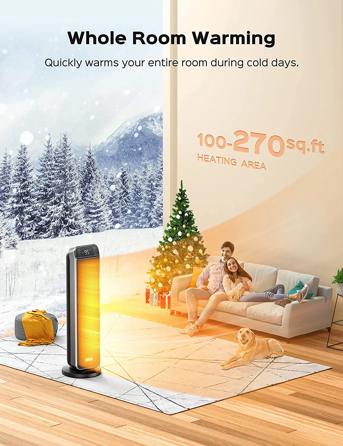 MINGFENG Tower Fan 42 Inch and MINGFENG 24