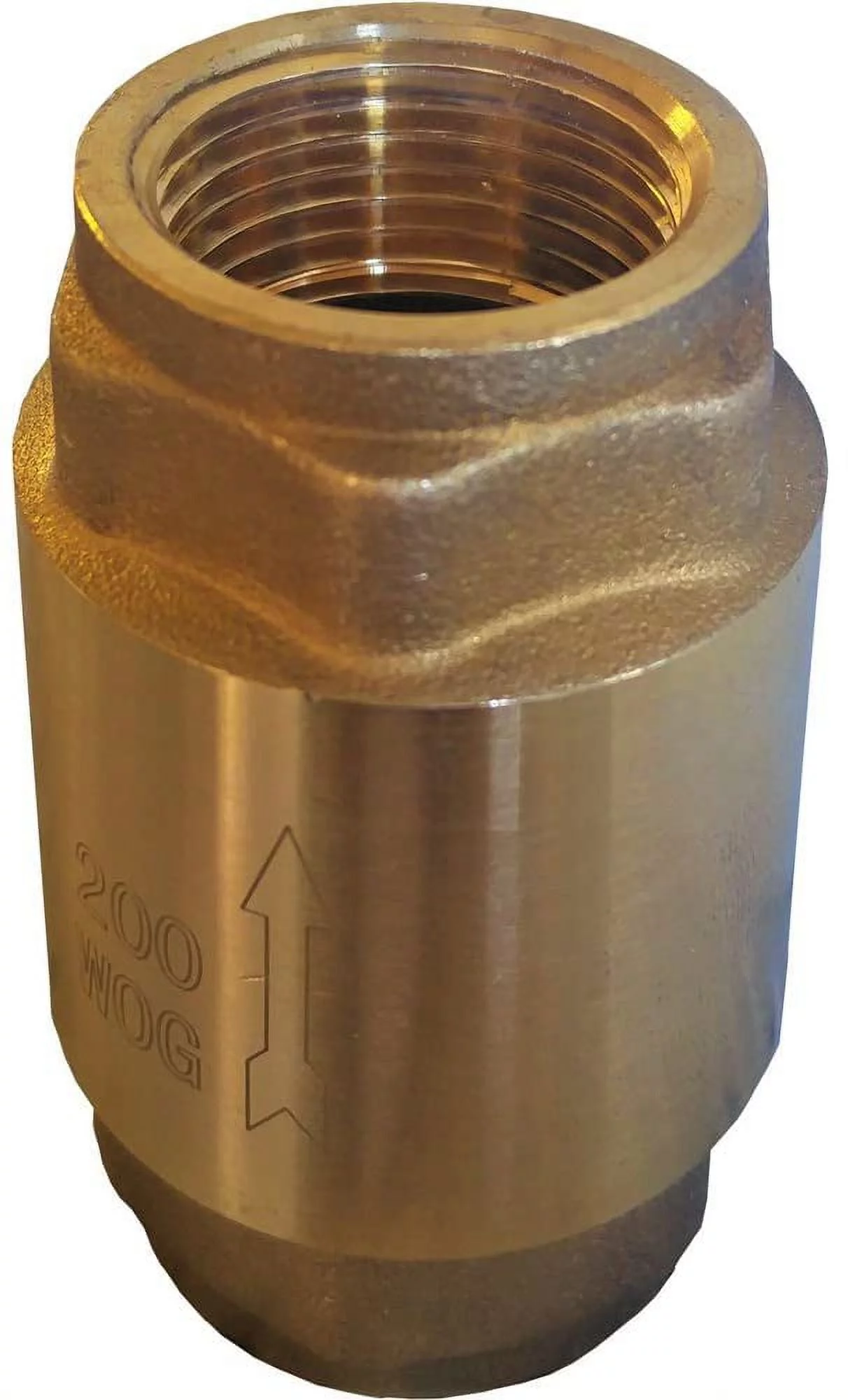 Lead Free Brass Spring Check Valve, IPS Thread (1-1/2
