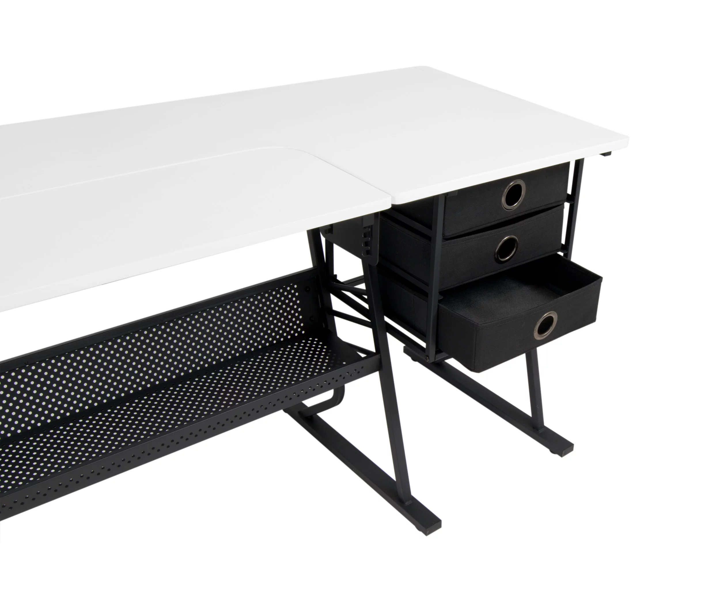 Sew Ready Eclipse Sewing / Hobby Center in Black/White #13362