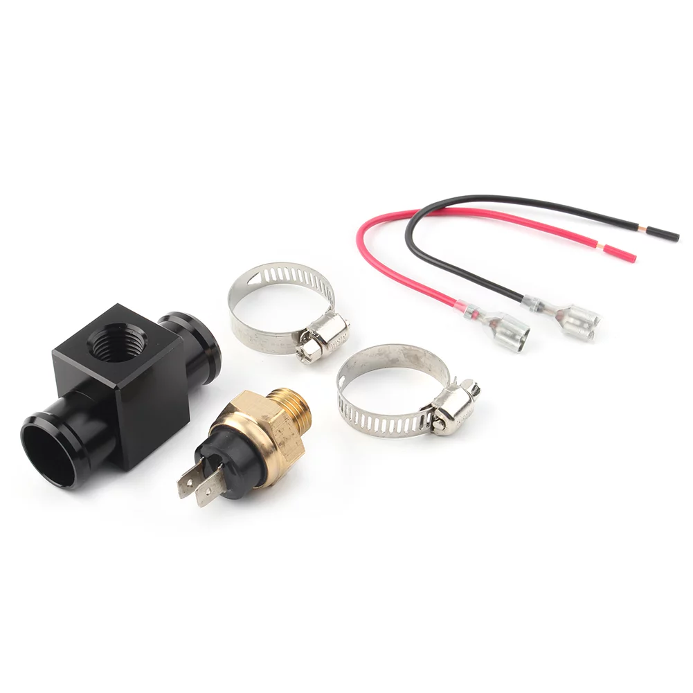 BFY Motorcycle 22mm Temperature Switch Radiator Fan For Yamaha Kawasaki Honda 125-530 Exc Excf Black