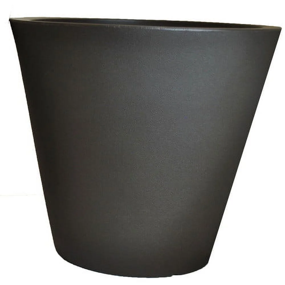 Tusco TUSCR20ES 20 in. Tusco Cosmo Round Espresso Planter