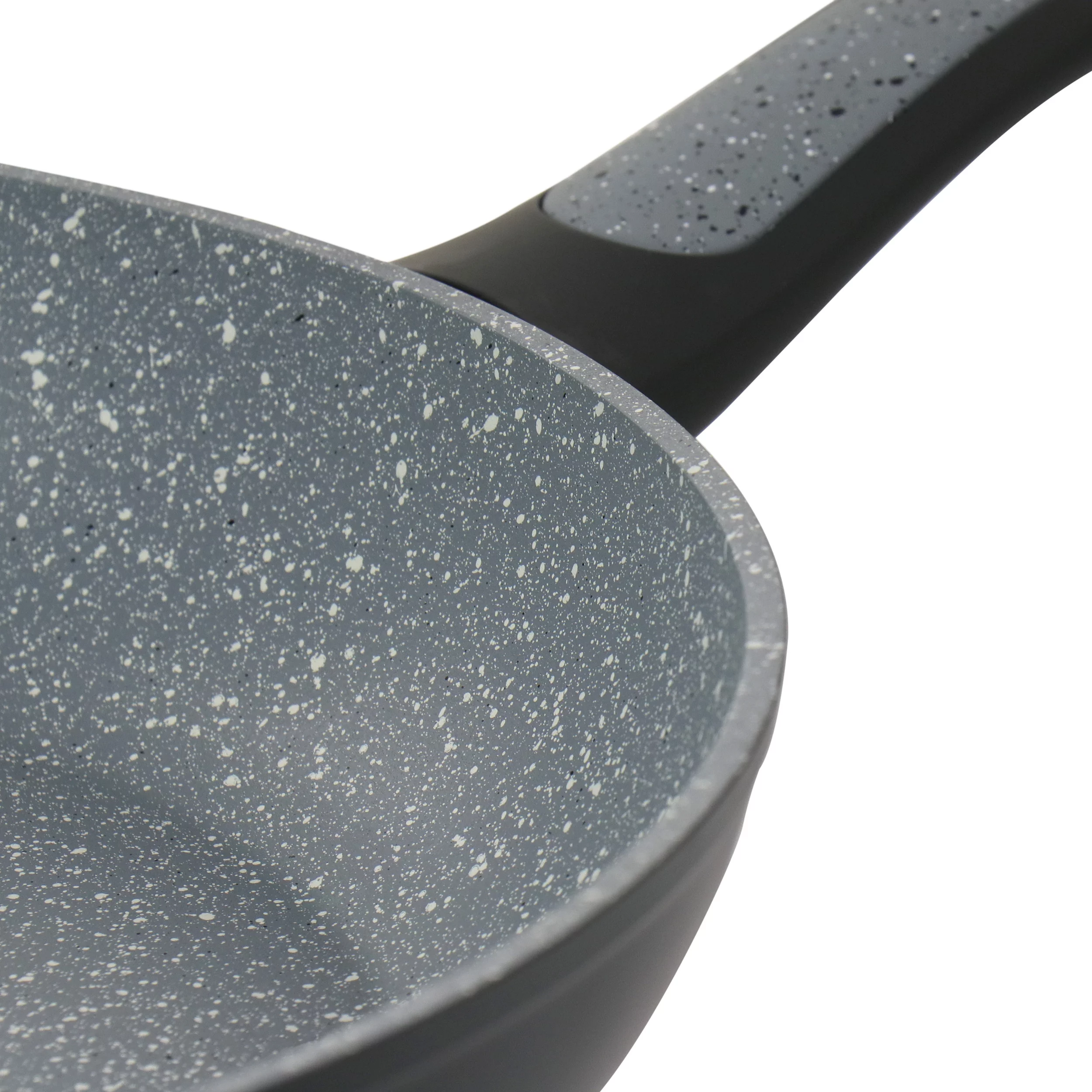 Bastone 12 Inch Aluminum Nonstick Frying Pan in Speckled Gray