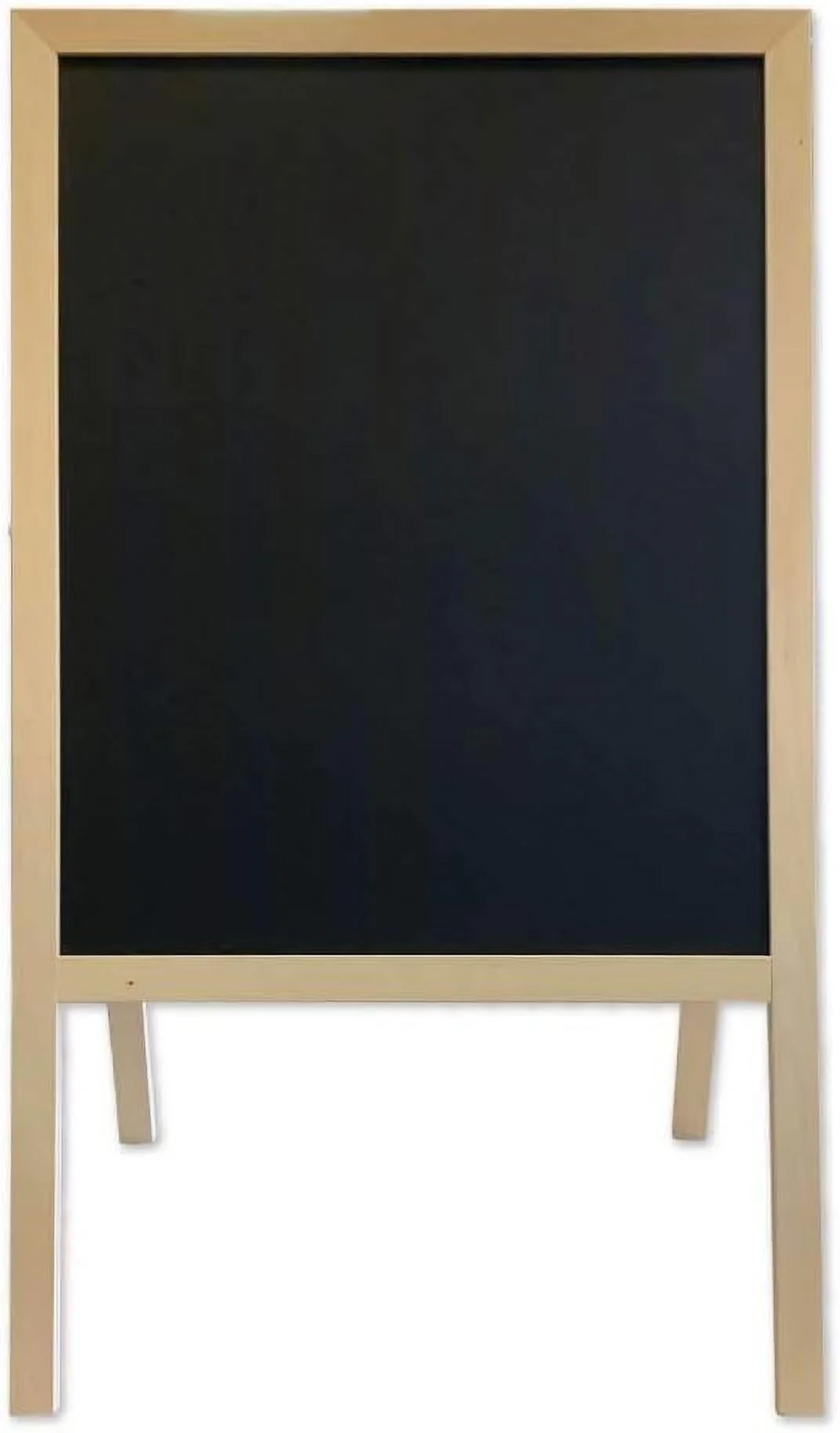 Cresline 312BB Marquee Easel - Naural Hardwood44; wo Black Chalkboards