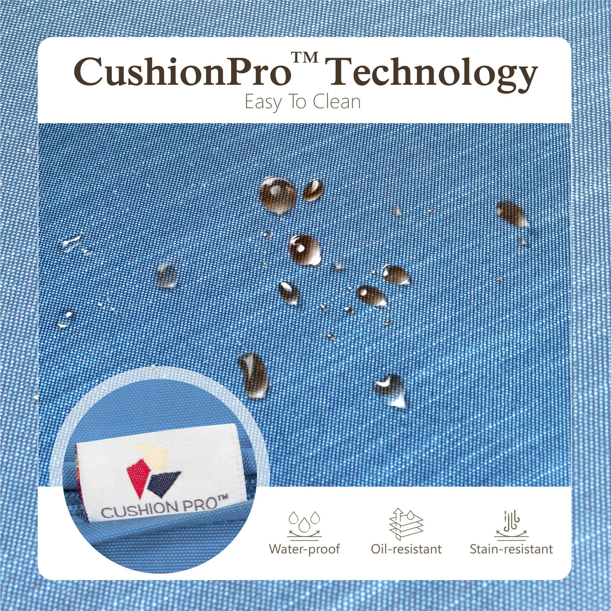 Sophia & William 5 Pieces Wicker Patio Conversation Set 7-Seat Outdoor Furniture Set with Swivel Chairs, Navy Blue