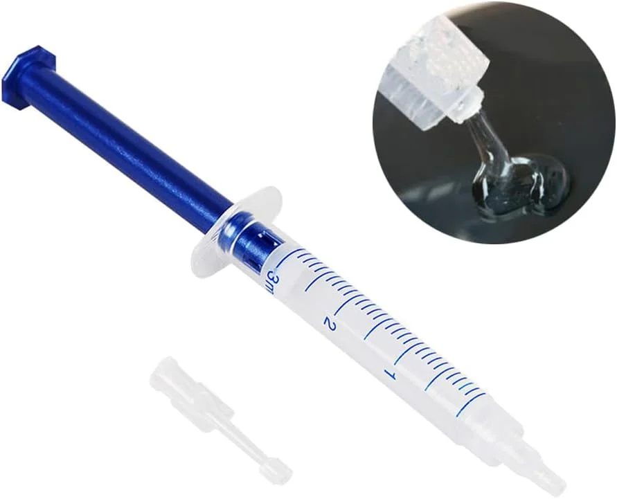 forwillsky 10pcs Teeth Whitening Gels Kit 35% Carbamide Peroxide Bleaching Gel 3ml 0.1oz Refill Gel with Teeth Whitener Lamp Blue LED Light and Teeth Whitening Trays