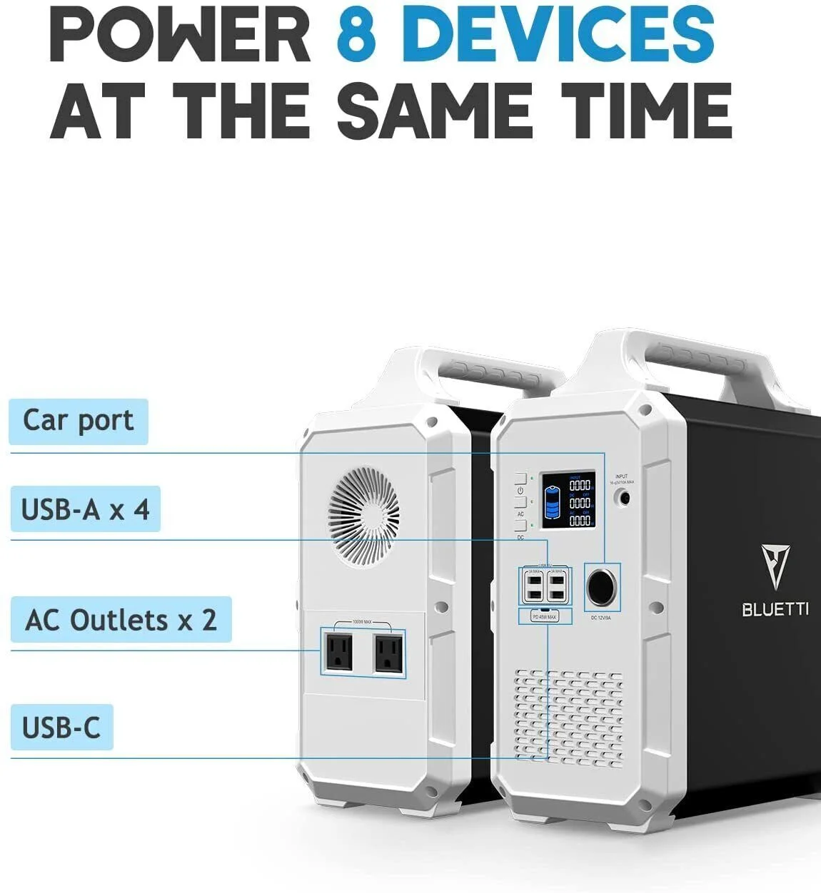 [Clearance] BLUETTI EB120 1000W Power Station Solar Generator For RV Camping Off-Grid