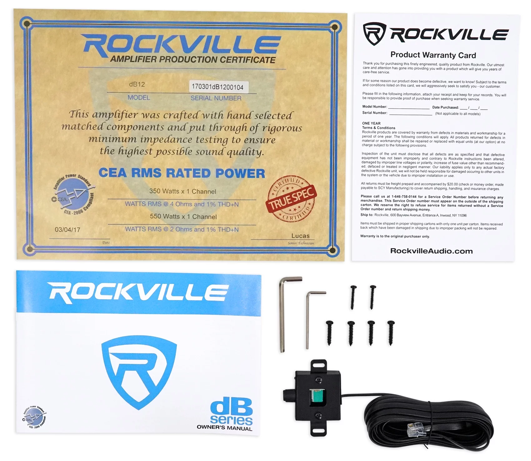 Rockville DK512 PACKAGE Dual 12