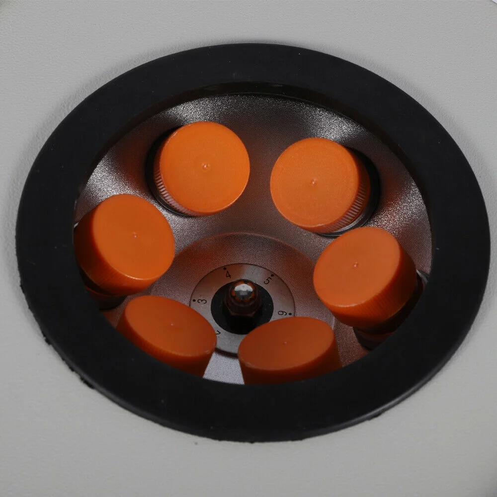 Miumaeov 6*50ml LD-3 Electric Benchtop Centrifuge Lab Medical Practice Dental Centrifuge Machine with Timer 0-60min and Speed Control 4000rpm