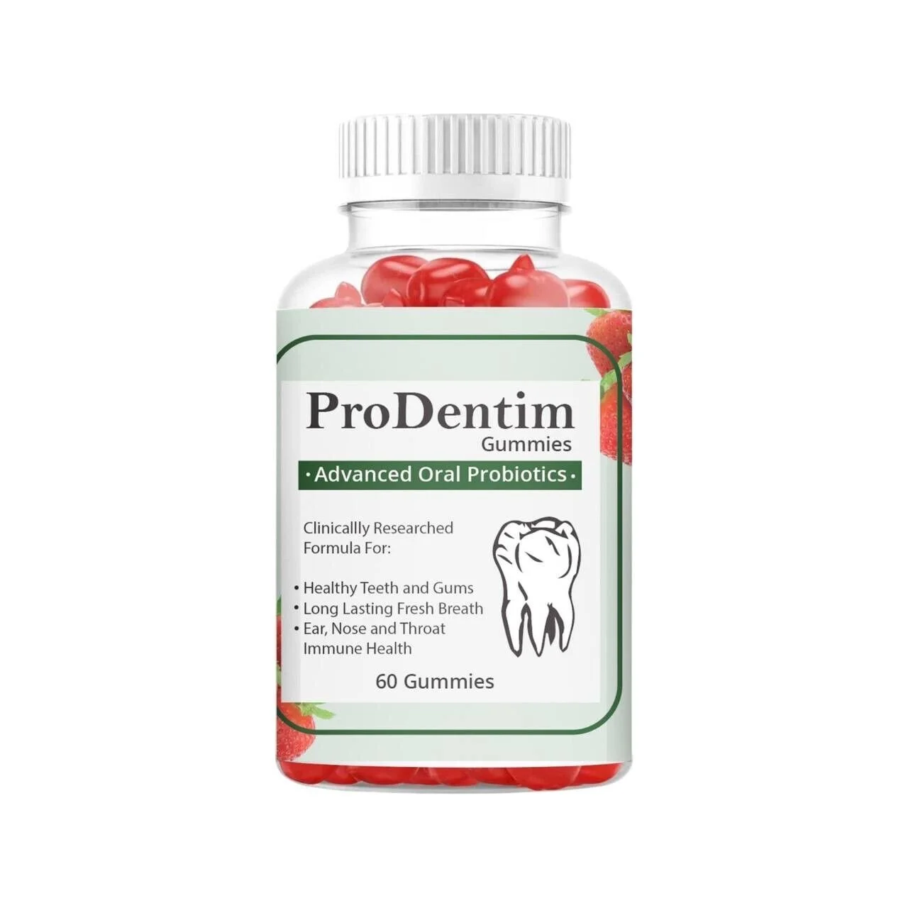 Prodentim Gum-mies Dental Supplement for Teeth and Gums 60 Gum-mies