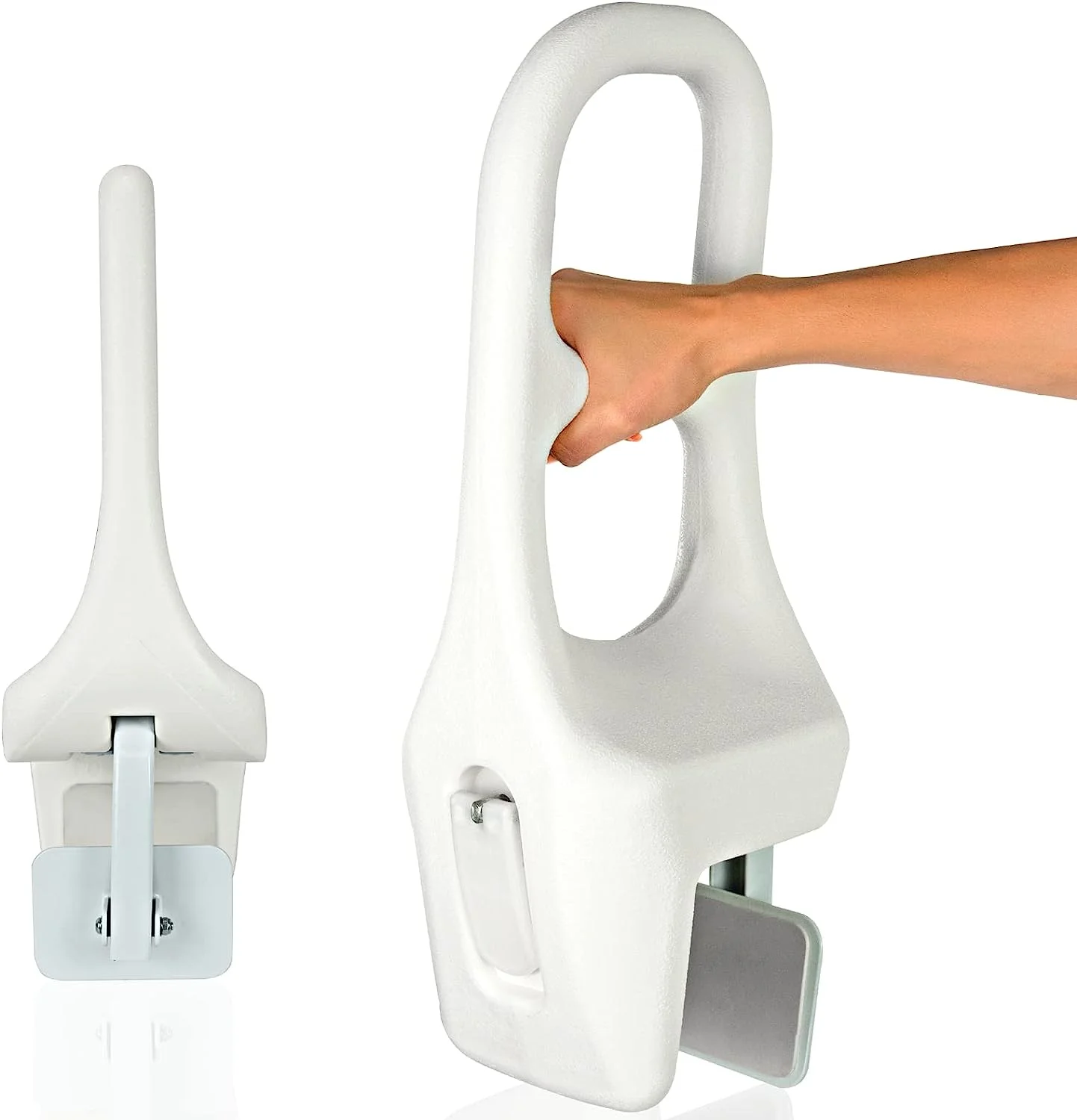 Vive Bathtub Rail - Bathroom Tub Safety Rail Heavy Duty for Seniors, Elderly, Handicap and Disabled - Clamp Railing Bath Support - Adjustable Shower Hand Grip - Handle Assist Grab Bar - Fits Most Tubs