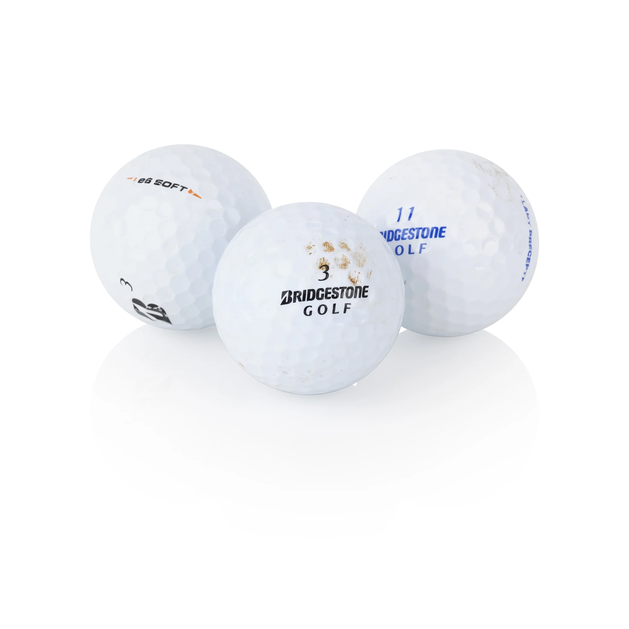 Pre-Owned 24 Golf Balls for Bridgestone Mix Fair condition (3A) - White (Good)