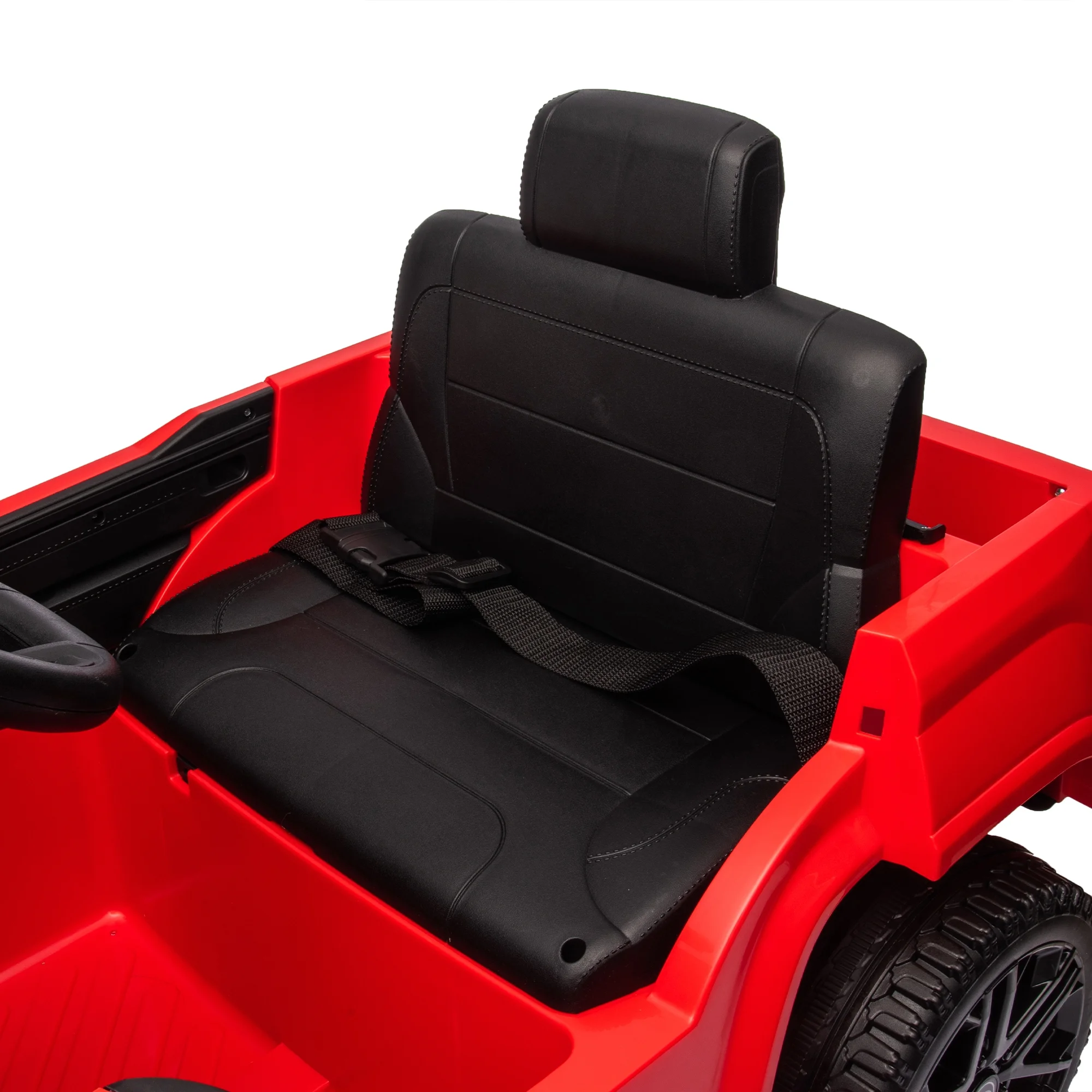 12 V Kids Ride on Car Officially Licensed Toyota Tundra Pickup, Battery Powered Toy Electric Car w/Remote Control, MP3, Bluetooth, LED Light, Ride On Toy w/3 Speeds and Suspension System, Red