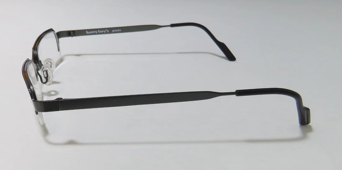 NEW HARRY LARY'S CLUBBY WOMENS/LADIES DESIGNER HALF-RIM SAGE CLASSIC SHAPE HALF-RIM FRAME DEMO LENSES 50-0-0 EYEGLASSES/GLASSES